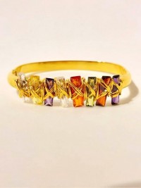 Shakil Ismail, Bracelets, Stone - Zircon, Designer Jewelry, AC-SKL-241